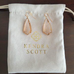 Vintage Kendra Scott Camry Earrings in Rose Gold